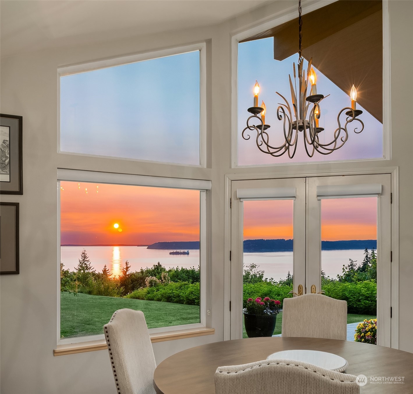 6831 Fisher Road Edmonds, WA 98026 - Photo 13 of 35 a view of a porch with furniture and garden