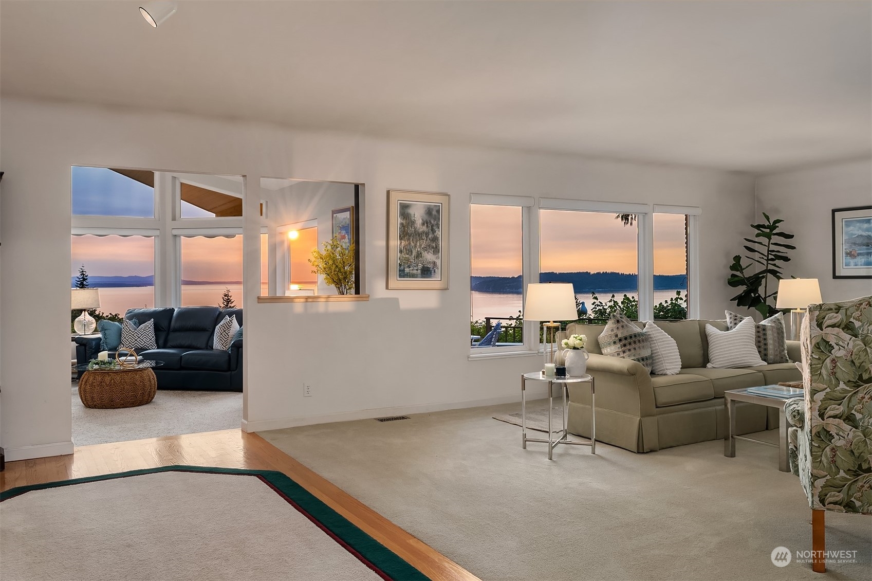 6831 Fisher Road Edmonds, WA 98026 - Photo 7 of 35 a living room with furniture and a large window