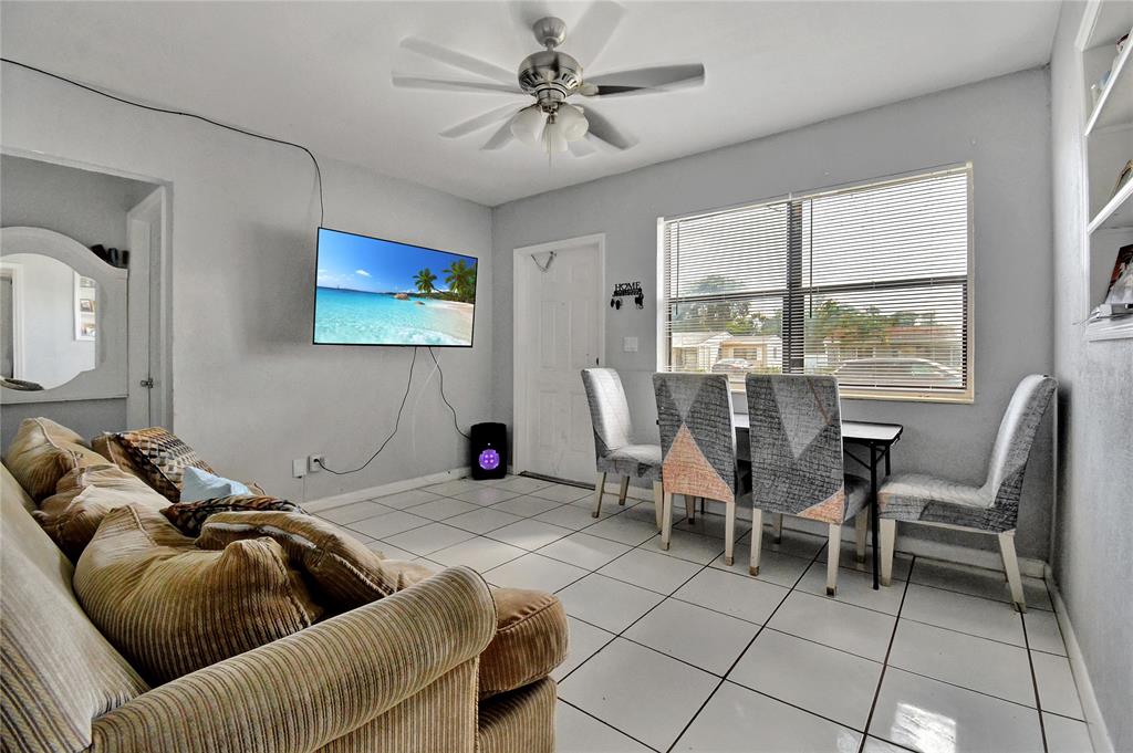 6533 Southwest 22nd Street Miramar, FL 33023 - Photo 2 of 16 a living room with furniture and a large window