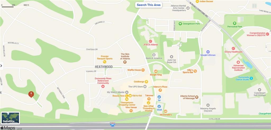 1574 Old Spring House Lane Atlanta, GA 30338 - Photo 55 of 55 a view of a bedroom with a bed and a couch