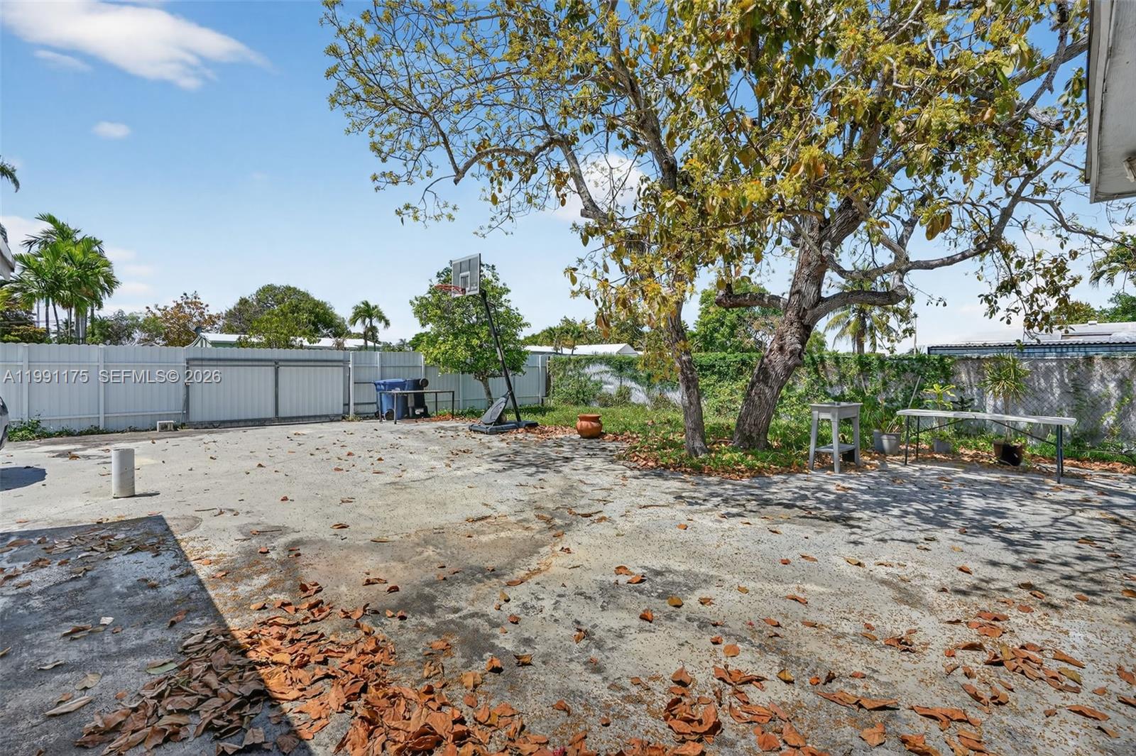10055 Southwest 52nd Terrace Miami, FL 33165 - Photo 31 of 36 a view of a yard with wooden fence