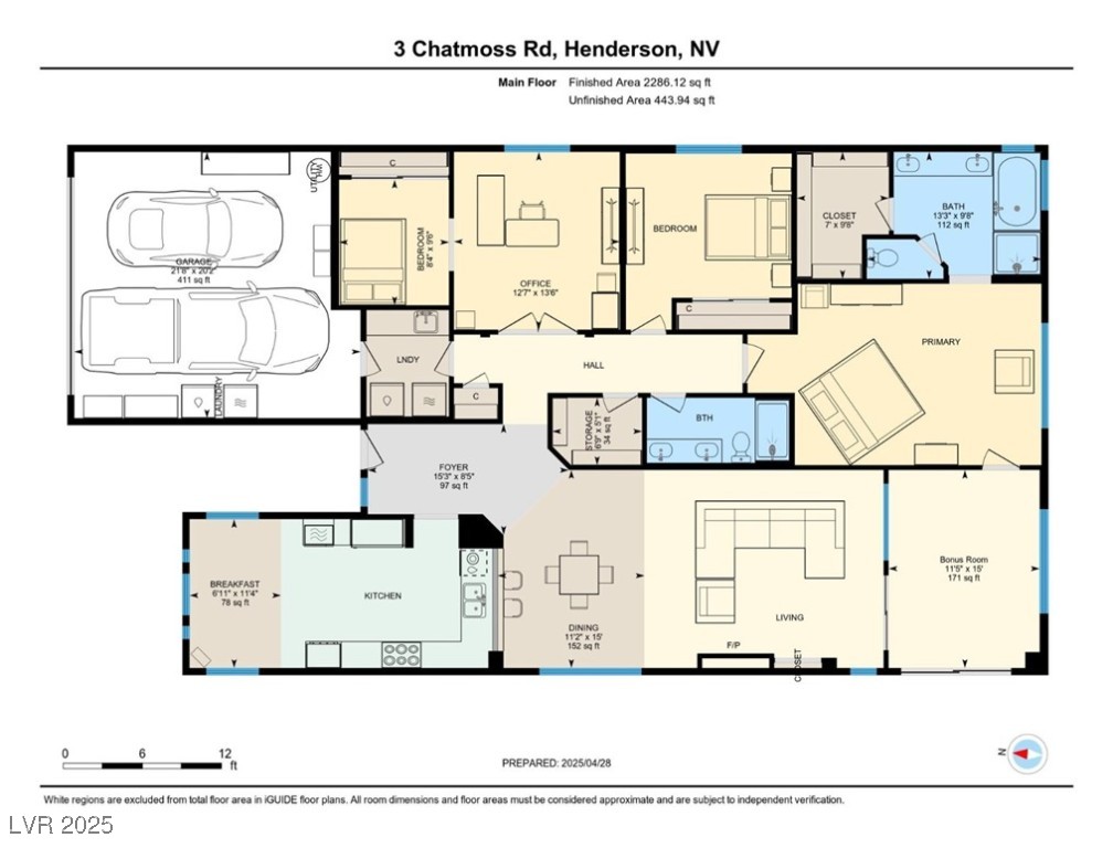 3 Chatmoss Road Henderson, NV 89052 - Photo 41 of 41 Floor plan