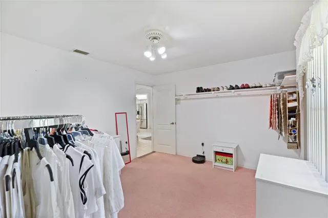 a view of a livingroom with furniture