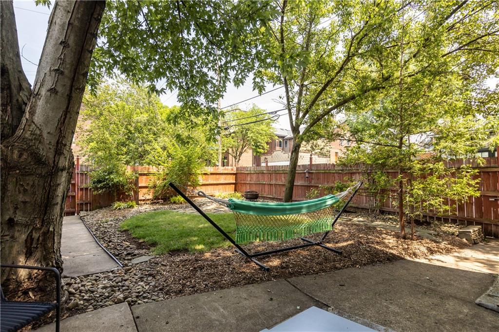 243 Fisk Street Pittsburgh, PA 15201 - Photo 34 of 34 a view of a backyard with plants and tree
