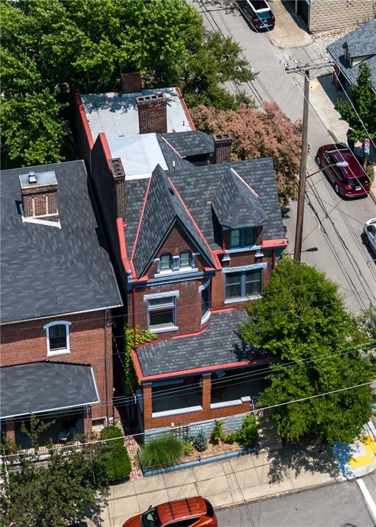 243 Fisk Street Pittsburgh, PA 15201 - Photo 7 of 34 an aerial view of a house with a yard