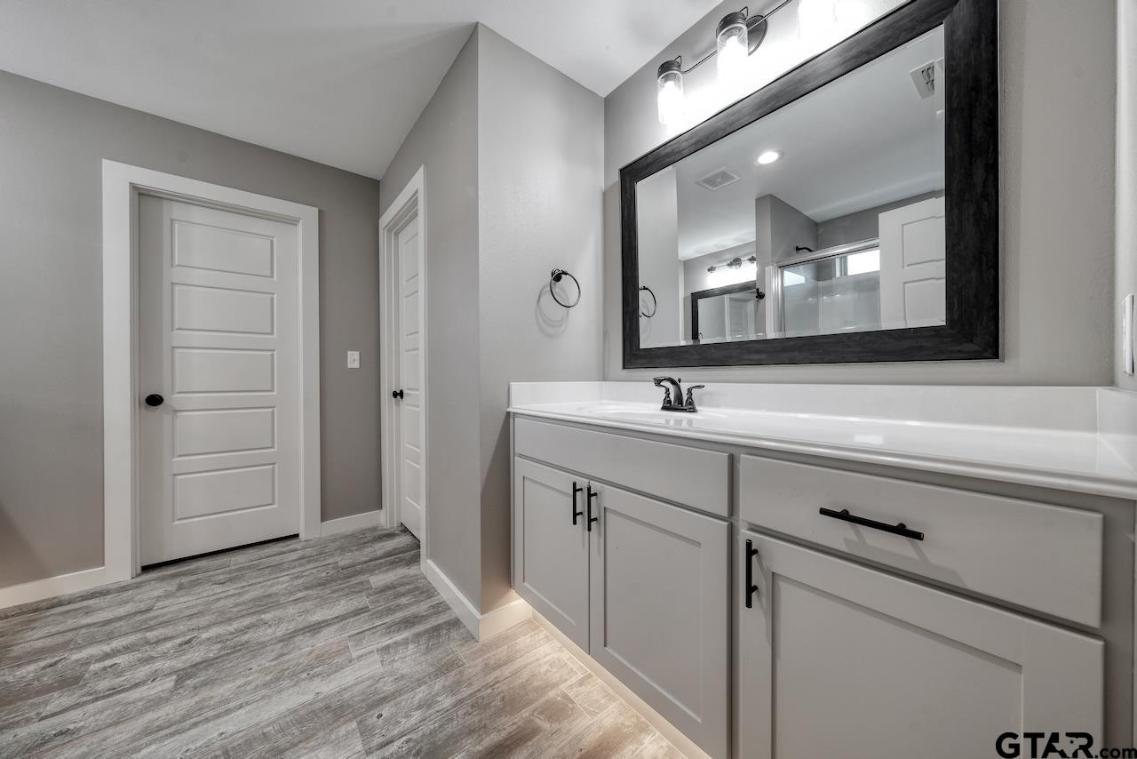 15342 Spring Oaks Drive Lindale, TX 75771 - Photo 24 of 45 a bathroom with a sink and a mirror