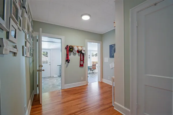 a room with storage and utility