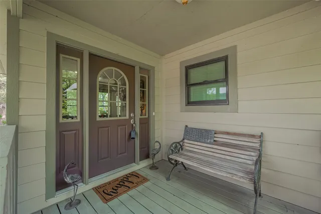 a view of outdoor space and deck
