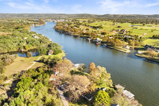 a view of a city with an ocean