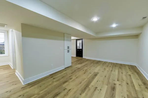 wooden floor in an empty room