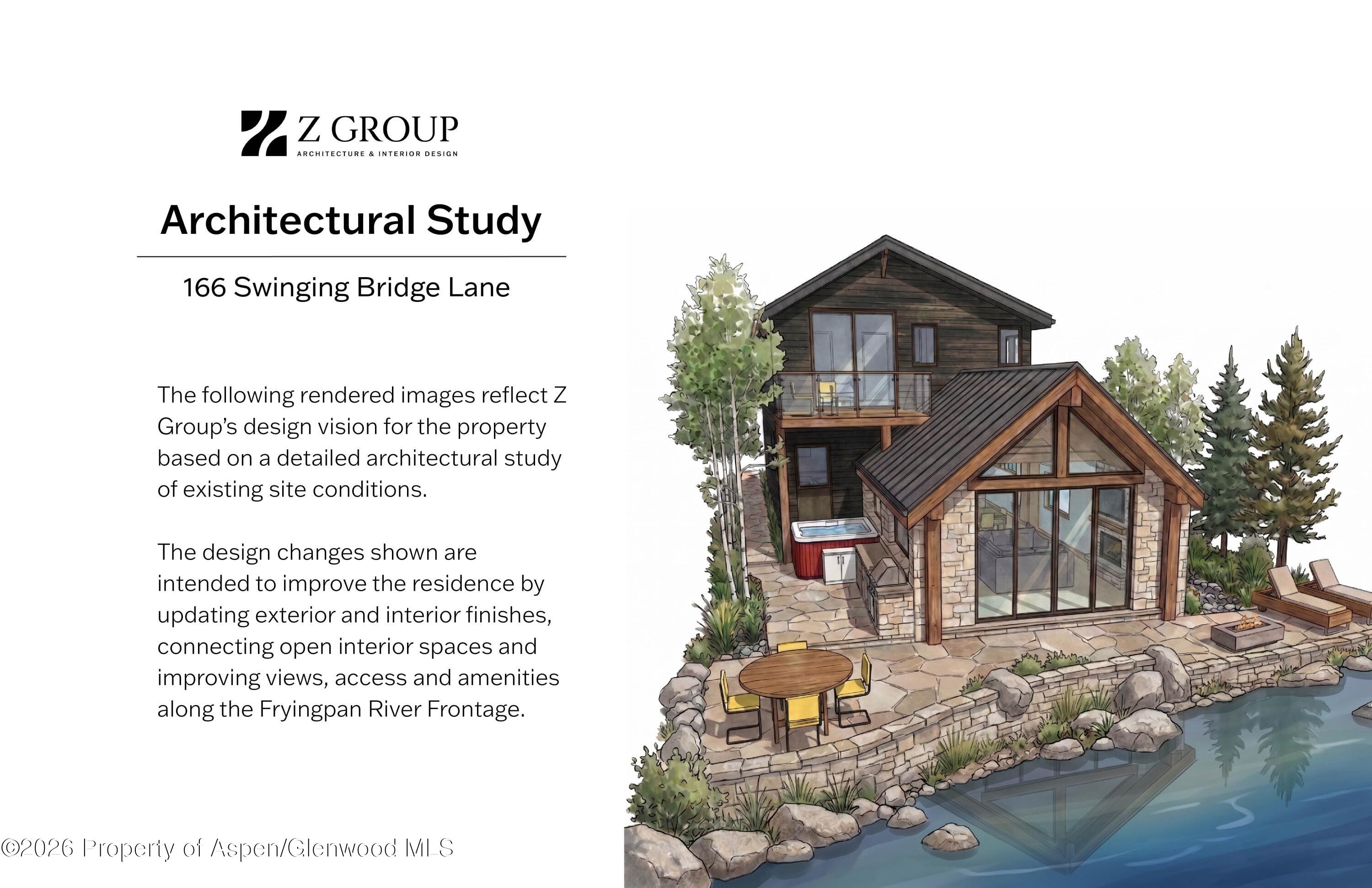 166 Swinging Bridge Lane Basalt, CO 81621 - Photo 22 of 30 ARCHITECTURAL STUDY AI DISCALIMER SHEET
