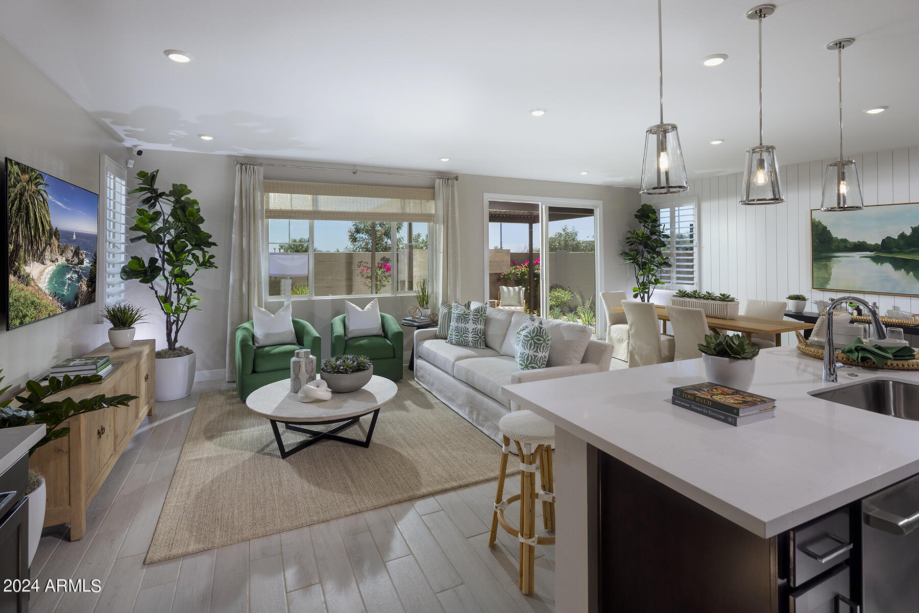 2446 West Rowel Road Phoenix, AZ 85085 - Photo 3 of 18 Model Great Room