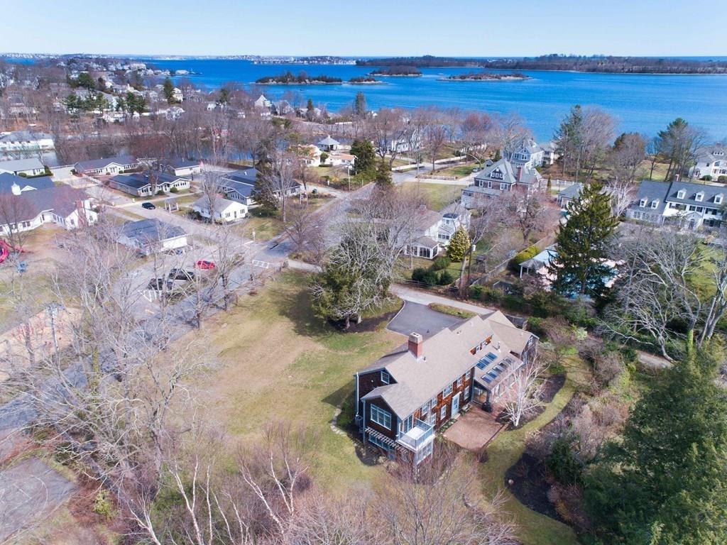 43 Burditt Avenue Hingham, MA 02043 - Photo 2 of 41 an aerial view of a house with a yard