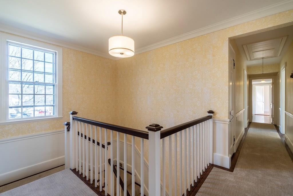 43 Burditt Avenue Hingham, MA 02043 - Photo 35 of 41 a view of a hallway with a window