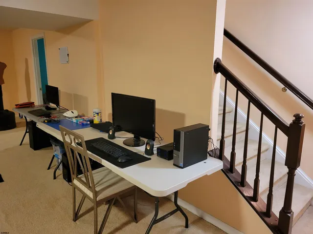 a room with storage and utility