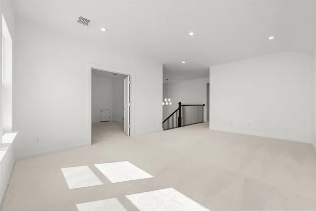 a view of empty room