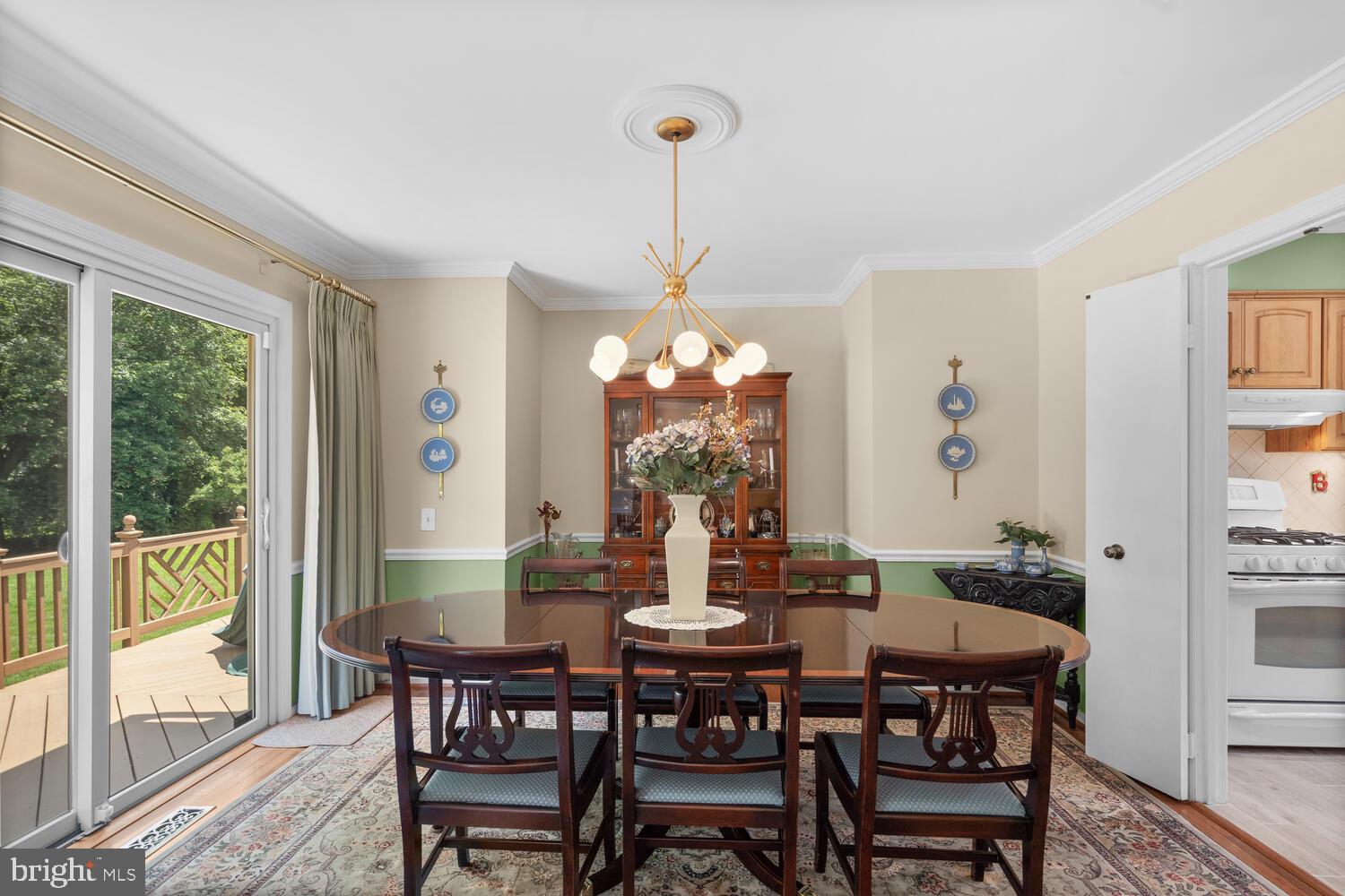 2404 Falling Creek Road Silver Spring, MD 20904 - Photo 9 of 47 Dining Room Leads to Deck