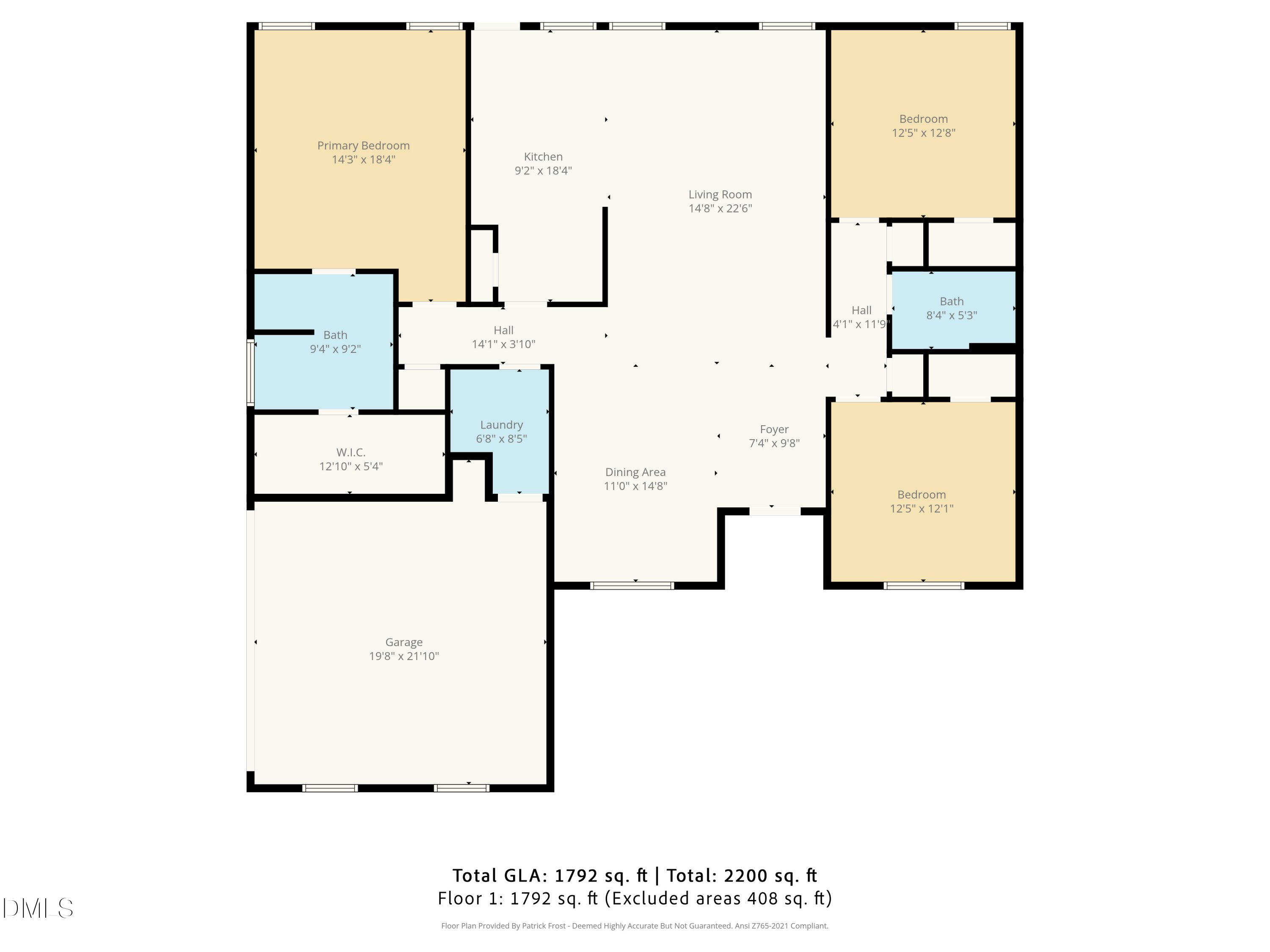 91 Charlottes Web Circle Benson, NC 27504 - Photo 29 of 29 a picture of a floor plan