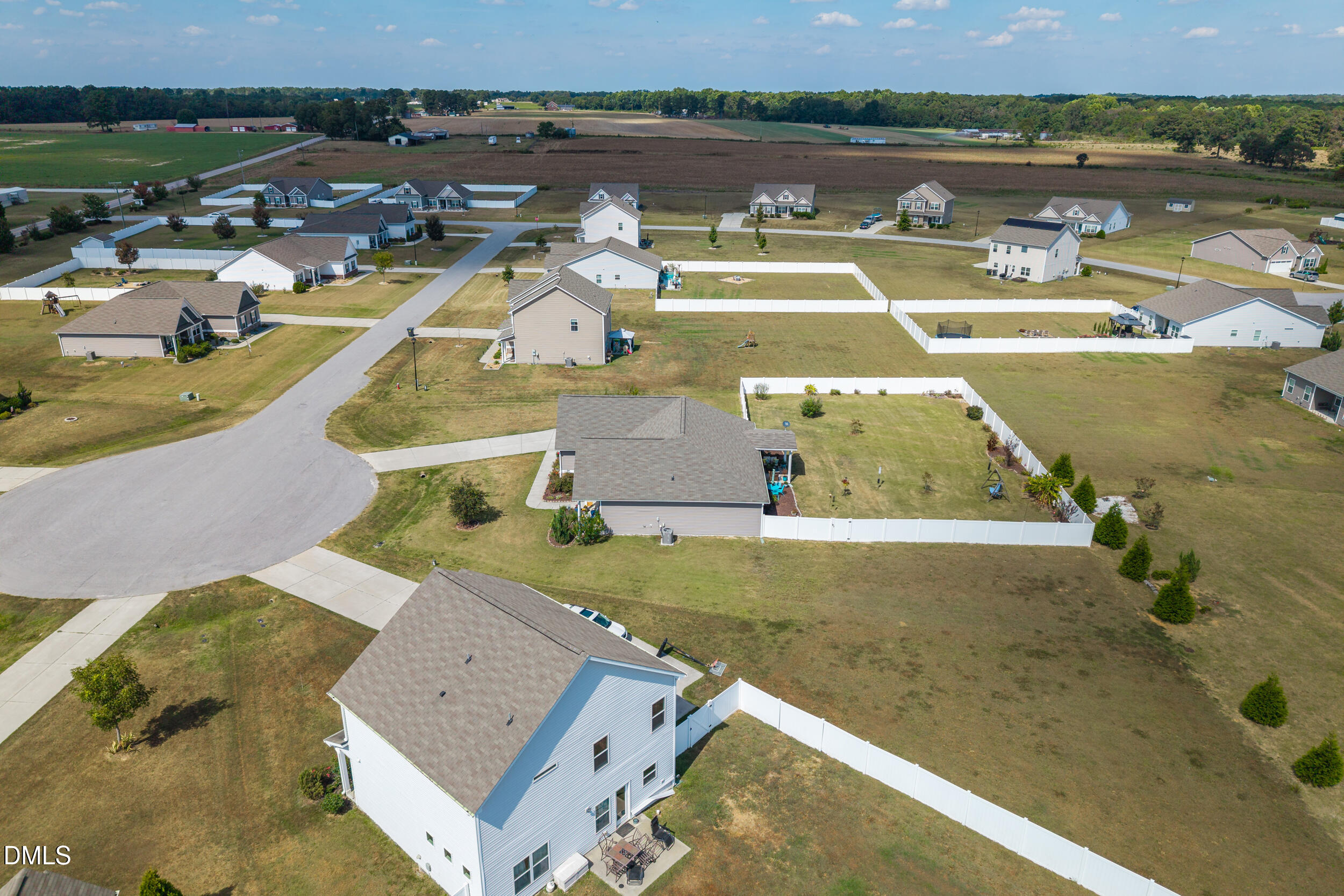 91 Charlottes Web Circle Benson, NC 27504 - Photo 24 of 29 an aerial view of a house with outdoor space