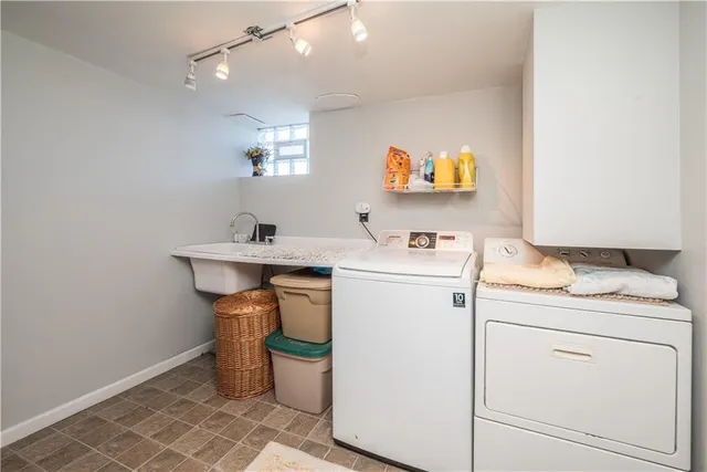 a room with storage and utility