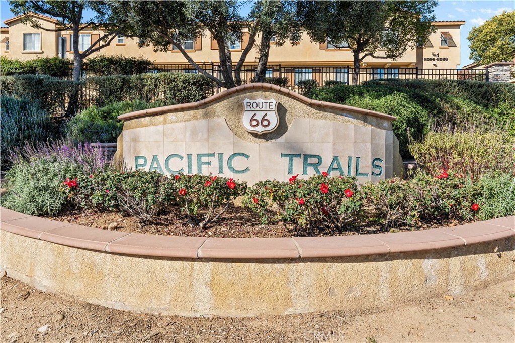 8039 City View Place Rancho Cucamonga, CA 91730 - Photo 33 of 39 a view of a wooden fence next to a building