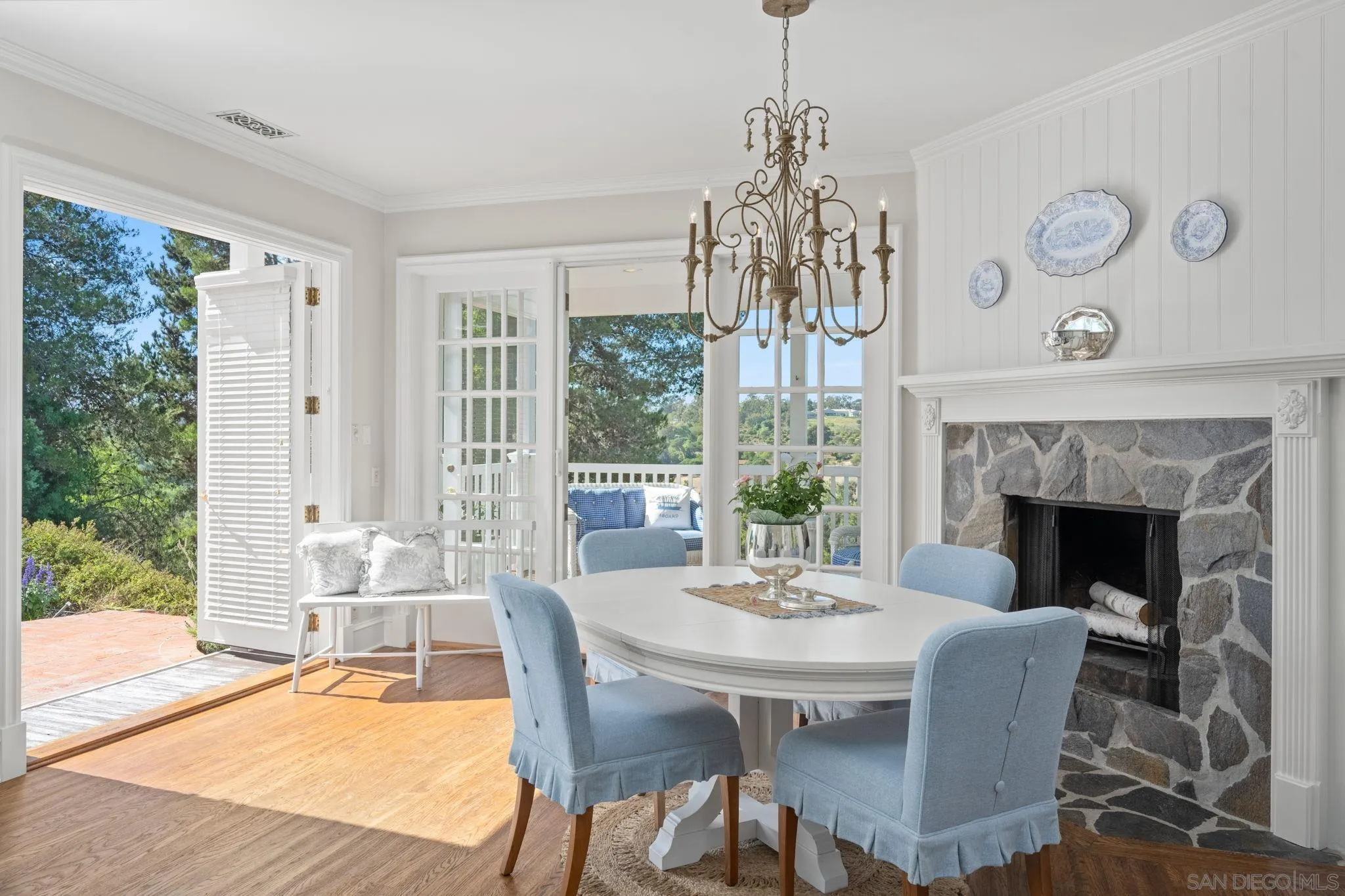 5618 Loma Verde Drive Rancho Santa Fe, CA 92067 - Photo 14 of 39 a view of a dining room with furniture window and outside view