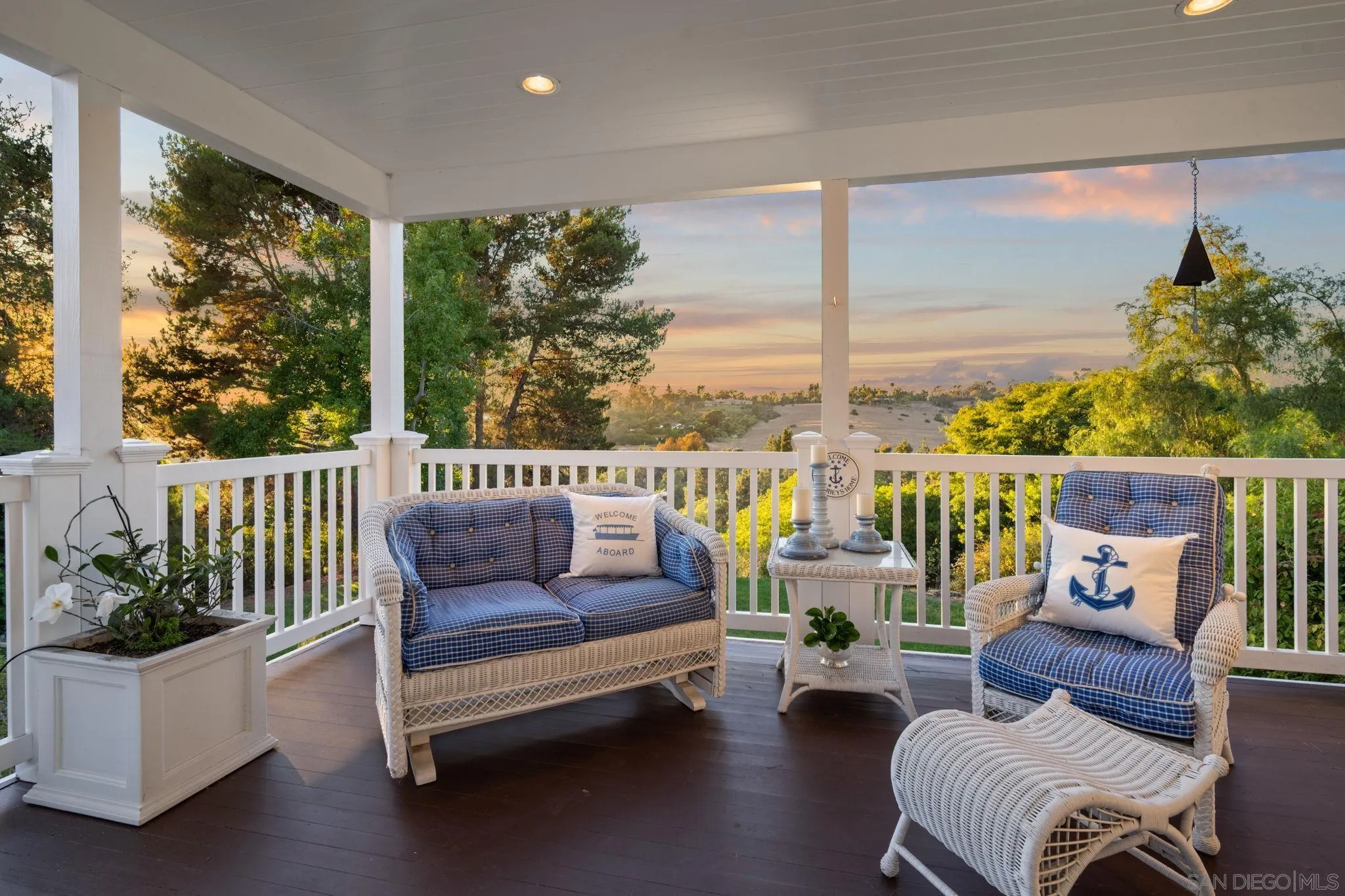5618 Loma Verde Drive Rancho Santa Fe, CA 92067 - Photo 18 of 39 a outdoor living space with furniture and garden view