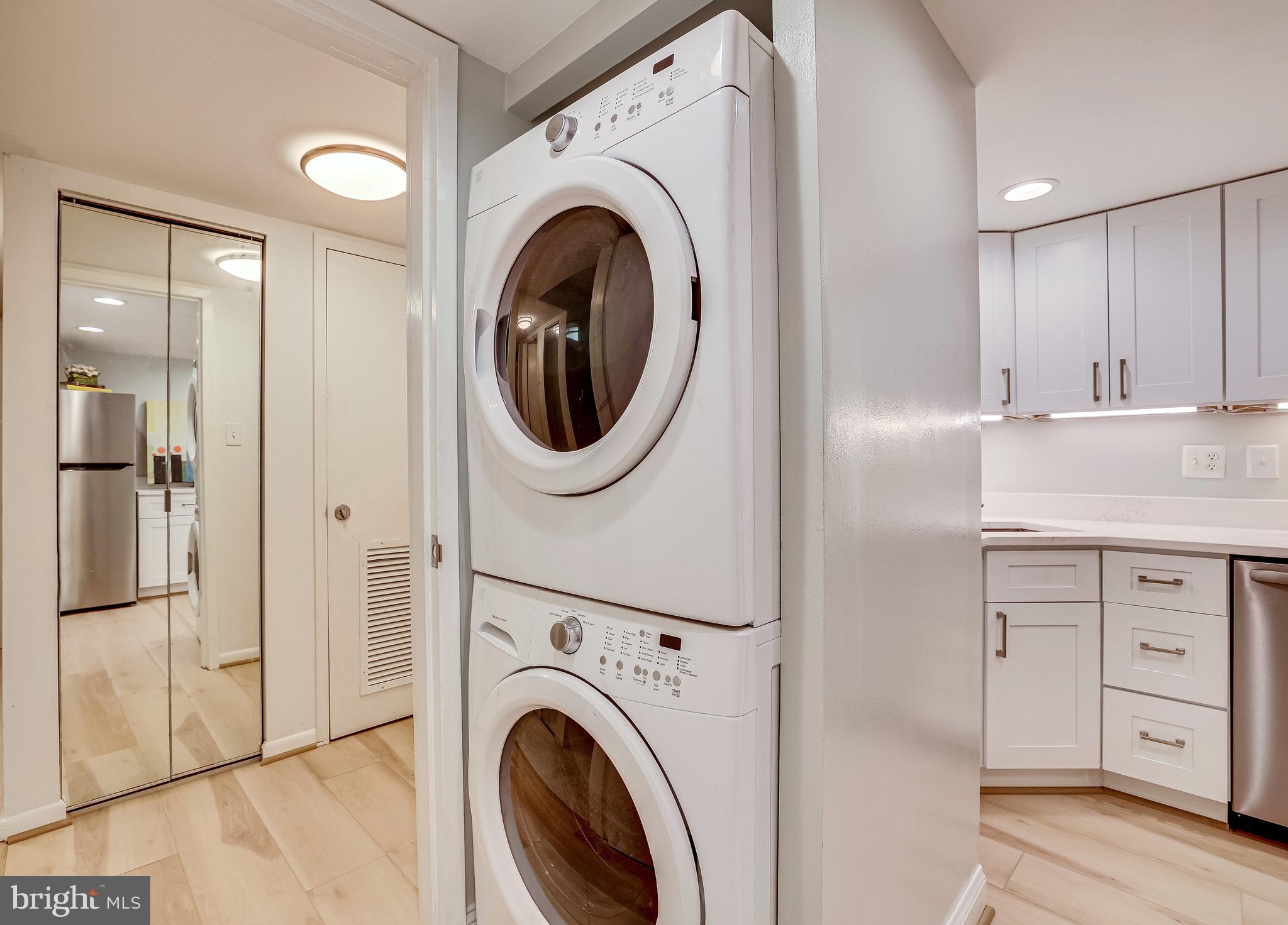 1556 Northgate Square, Unit 22B Reston, VA 20190 - Photo 9 of 34 Stacked front-load washer/dryer