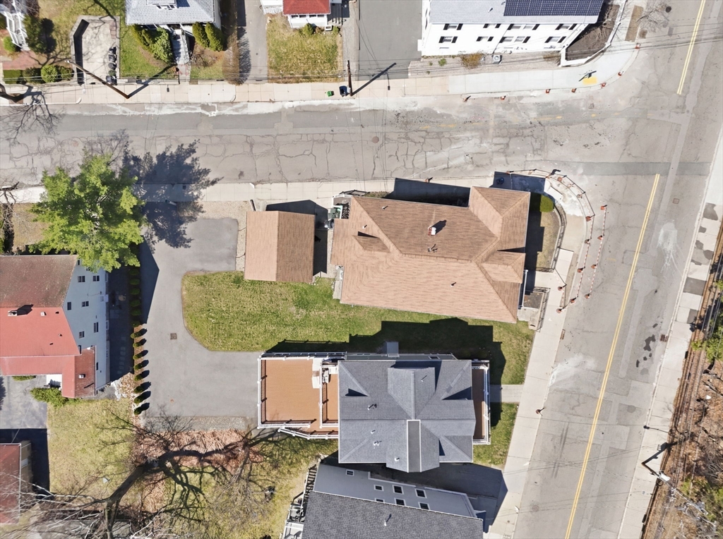 42 Lagrange Street, Unit U1 Boston, MA 02132 - Photo 39 of 42 an aerial view of residential houses with outdoor space