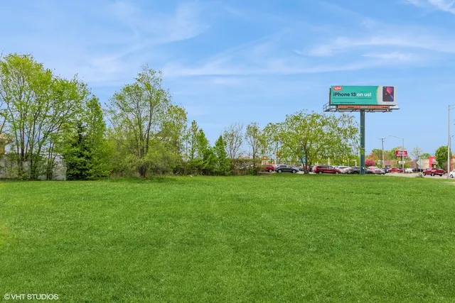 an aerial view of multi story residential apartment building