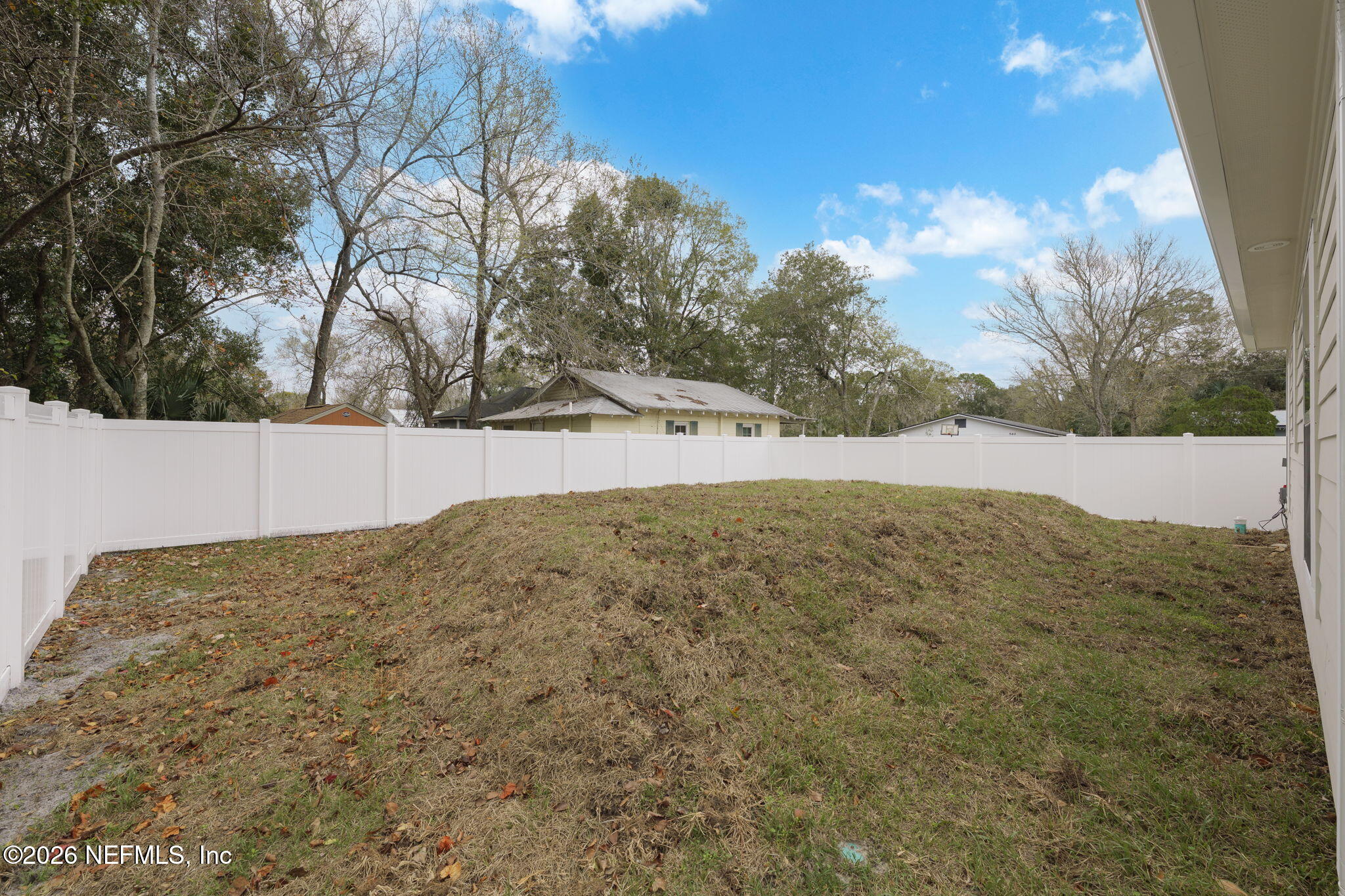 688 Madeore Street St. Augustine, FL 32084 - Photo 26 of 28 a view of a backyard