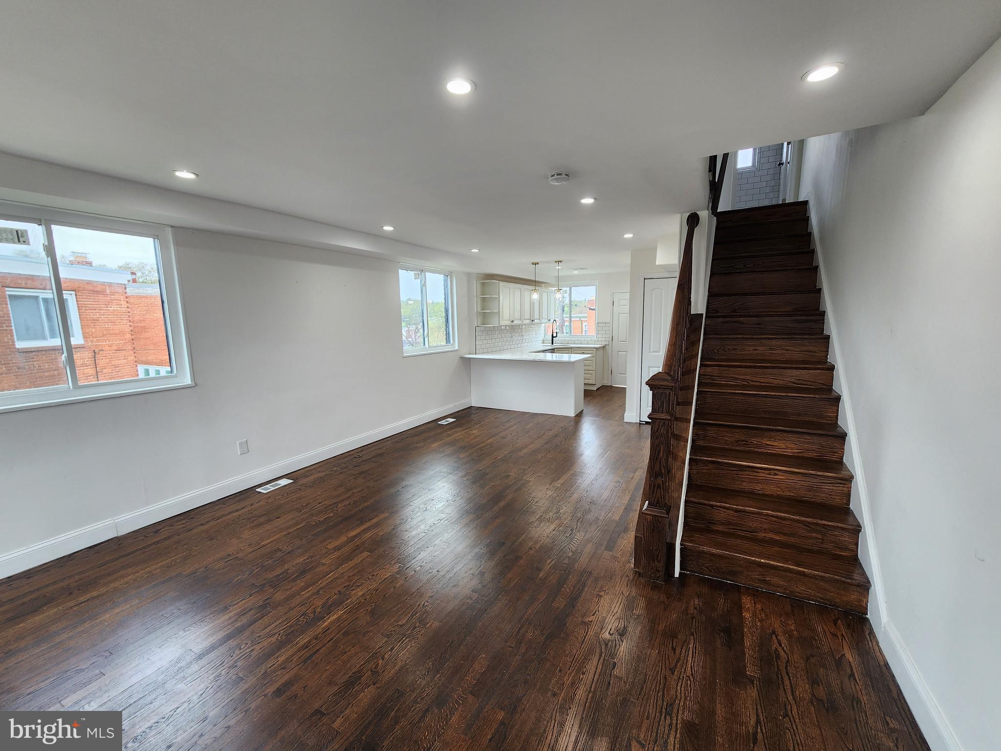 1261 Gallatin Street Northeast Washington, DC 20017 - Photo 33 of 60 an entryway in a hall with a window