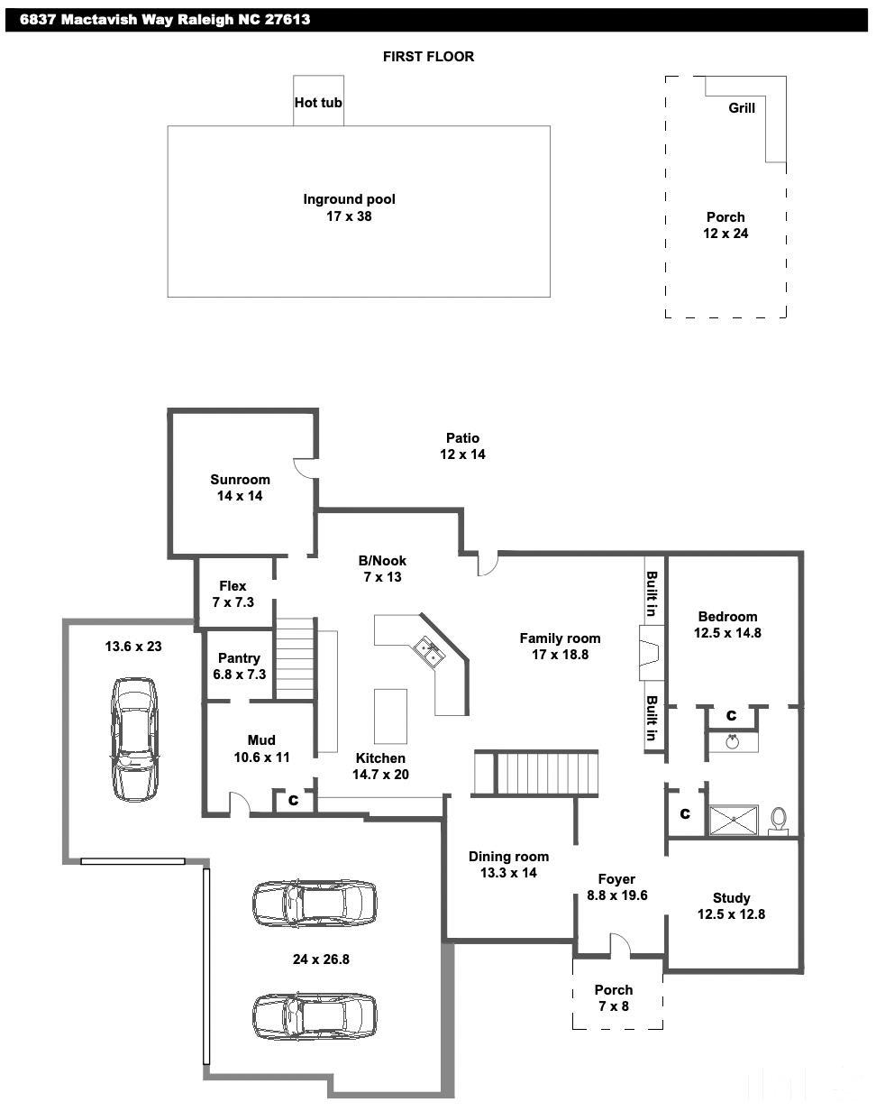 6837 Mactavish Way Raleigh, NC 27613 - Photo 47 of 48