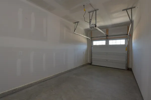 a view of a room with an empty space