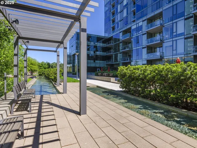 a view of a tall building