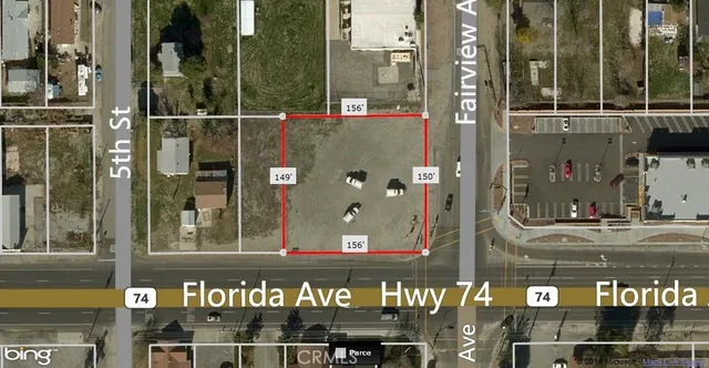 a front view of a building with street