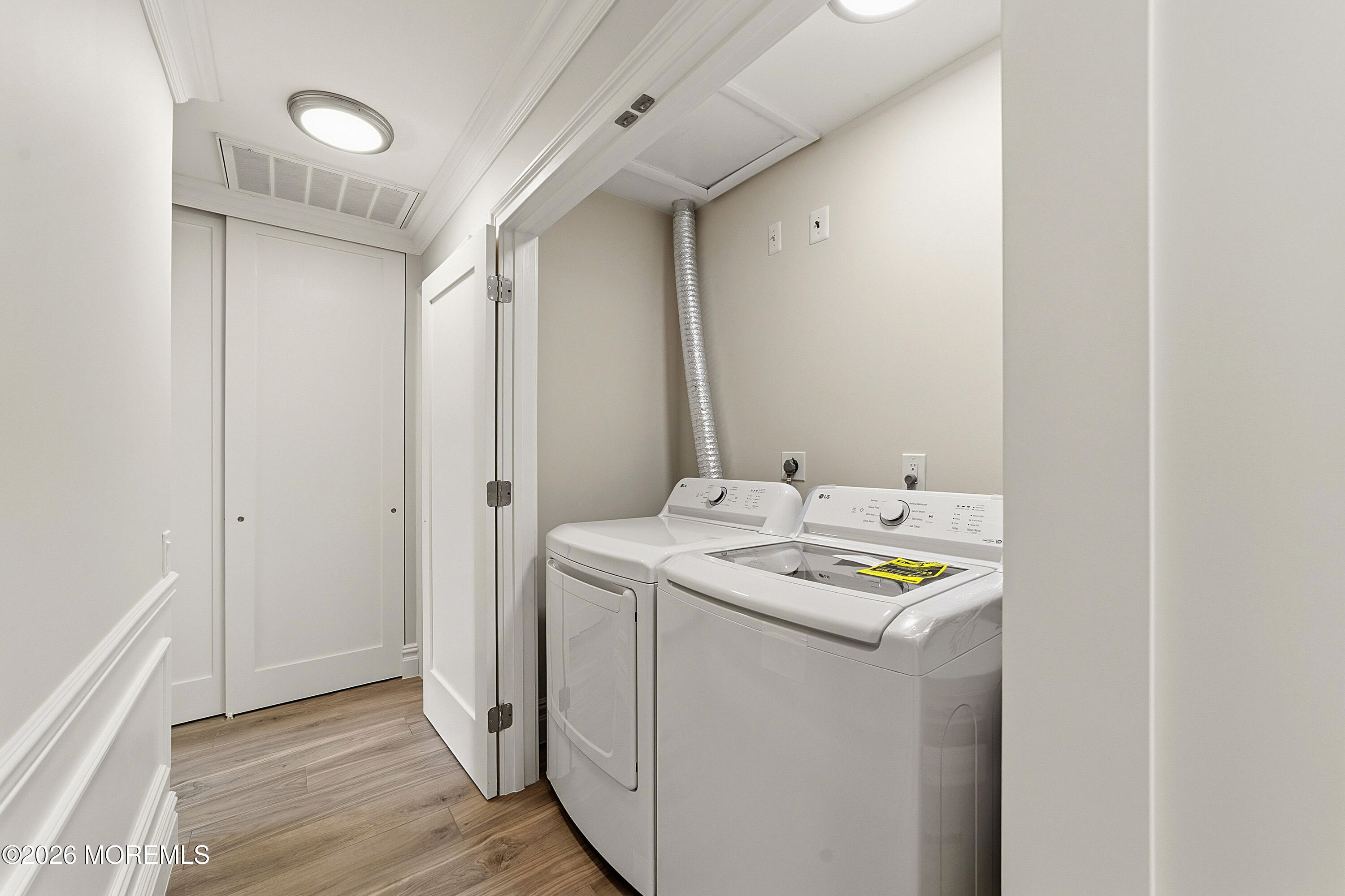 780 B Ardmore Road, Unit 780B Monroe Township, NJ 08831 - Photo 14 of 30 a utility room with closet a washer and dryer