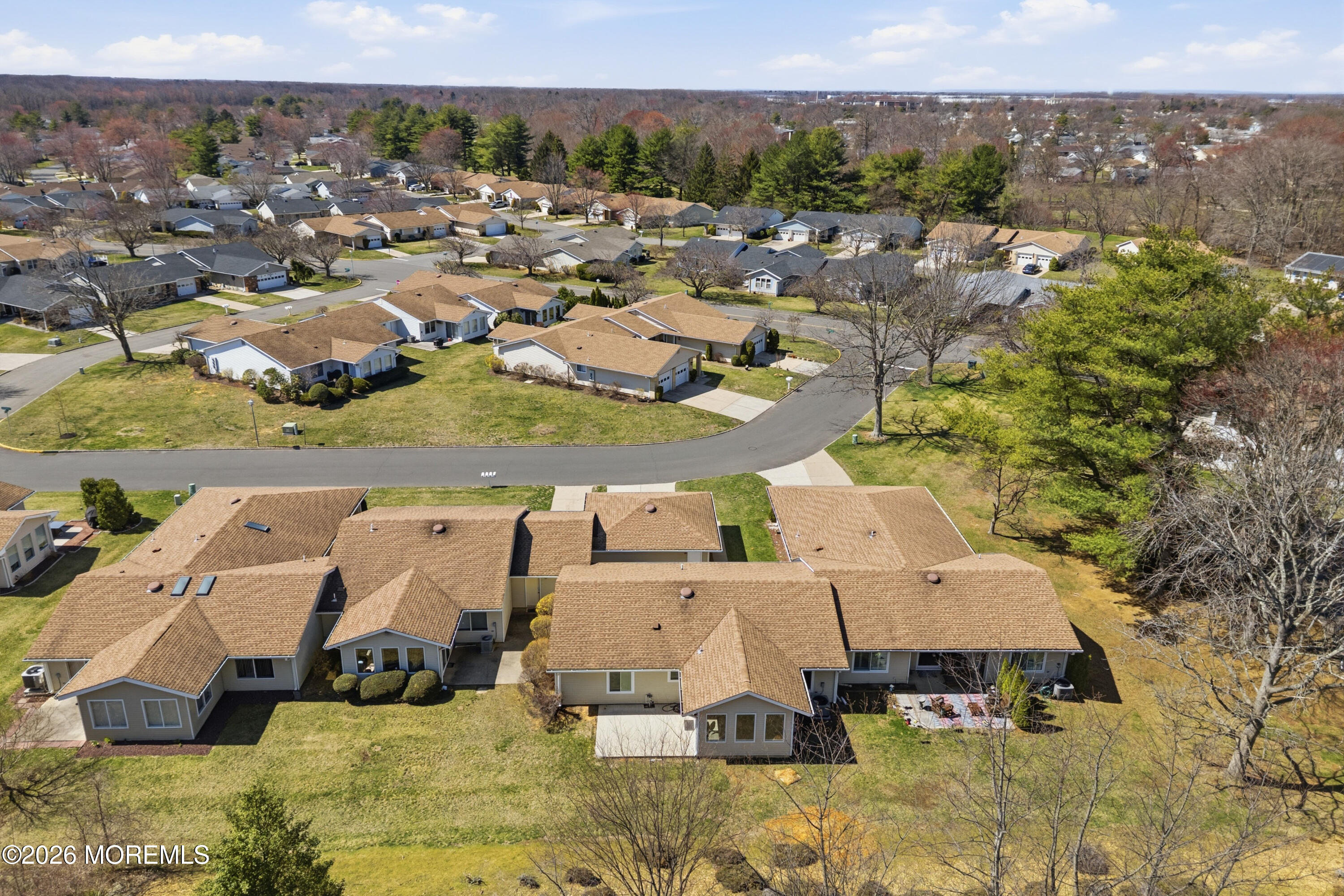 780 B Ardmore Road, Unit 780B Monroe Township, NJ 08831 - Photo 28 of 30 an aerial view of a house with a garden