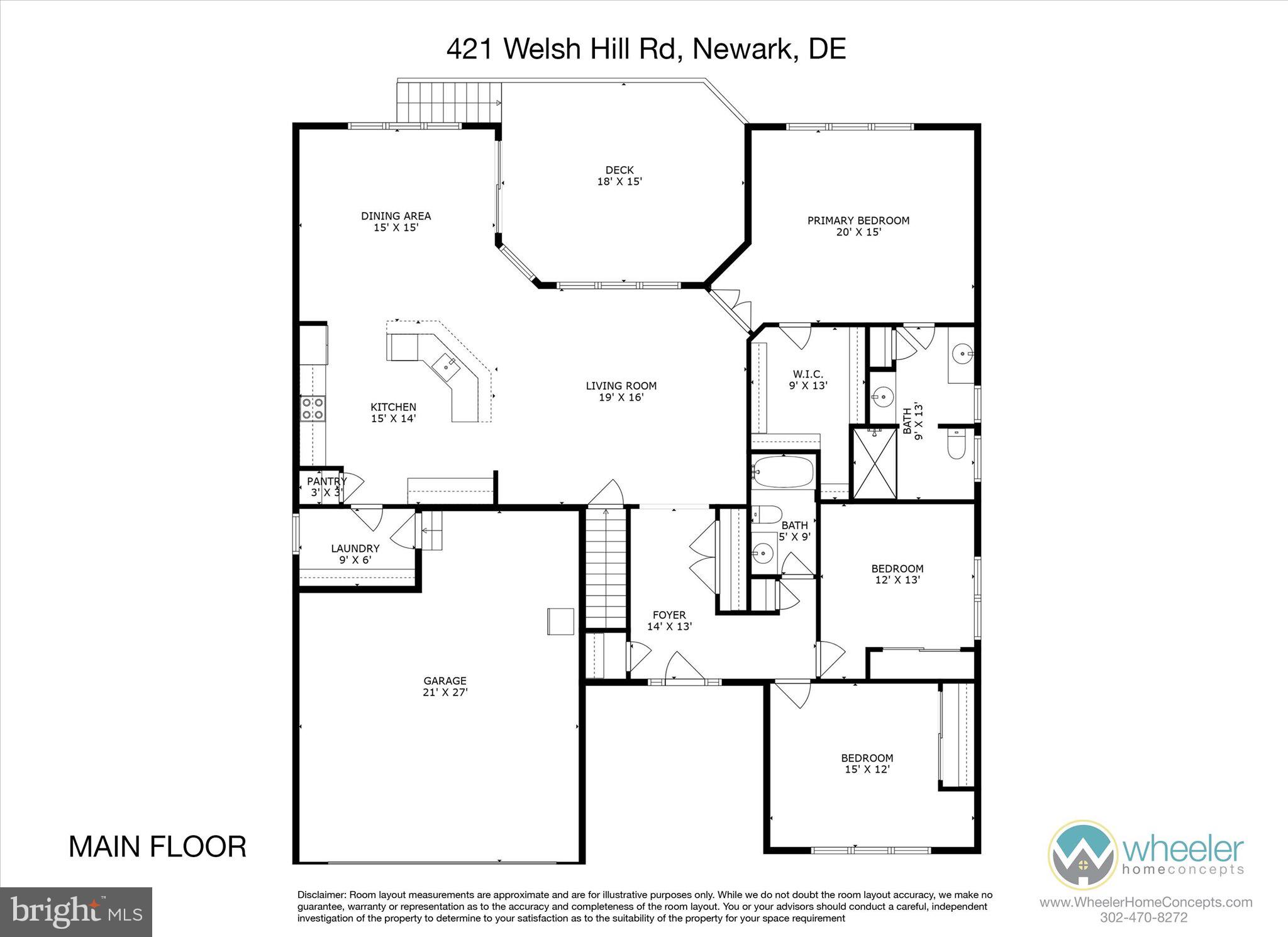 421 Welsh Hill Road Newark, DE 19702 - Photo 32 of 32 Main floor