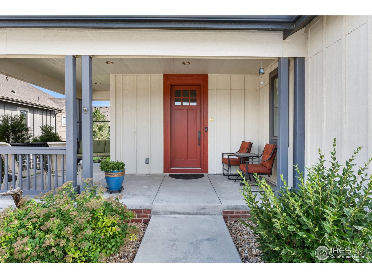 6977 Foxton Court Timnath, CO 80547 - Photo 3 of 32 a view of backyard with sitting area
