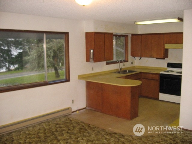 2466 North Shore Road Bellingham, WA 98226 - Photo 8 of 23 a bathroom with a sink and a mirror