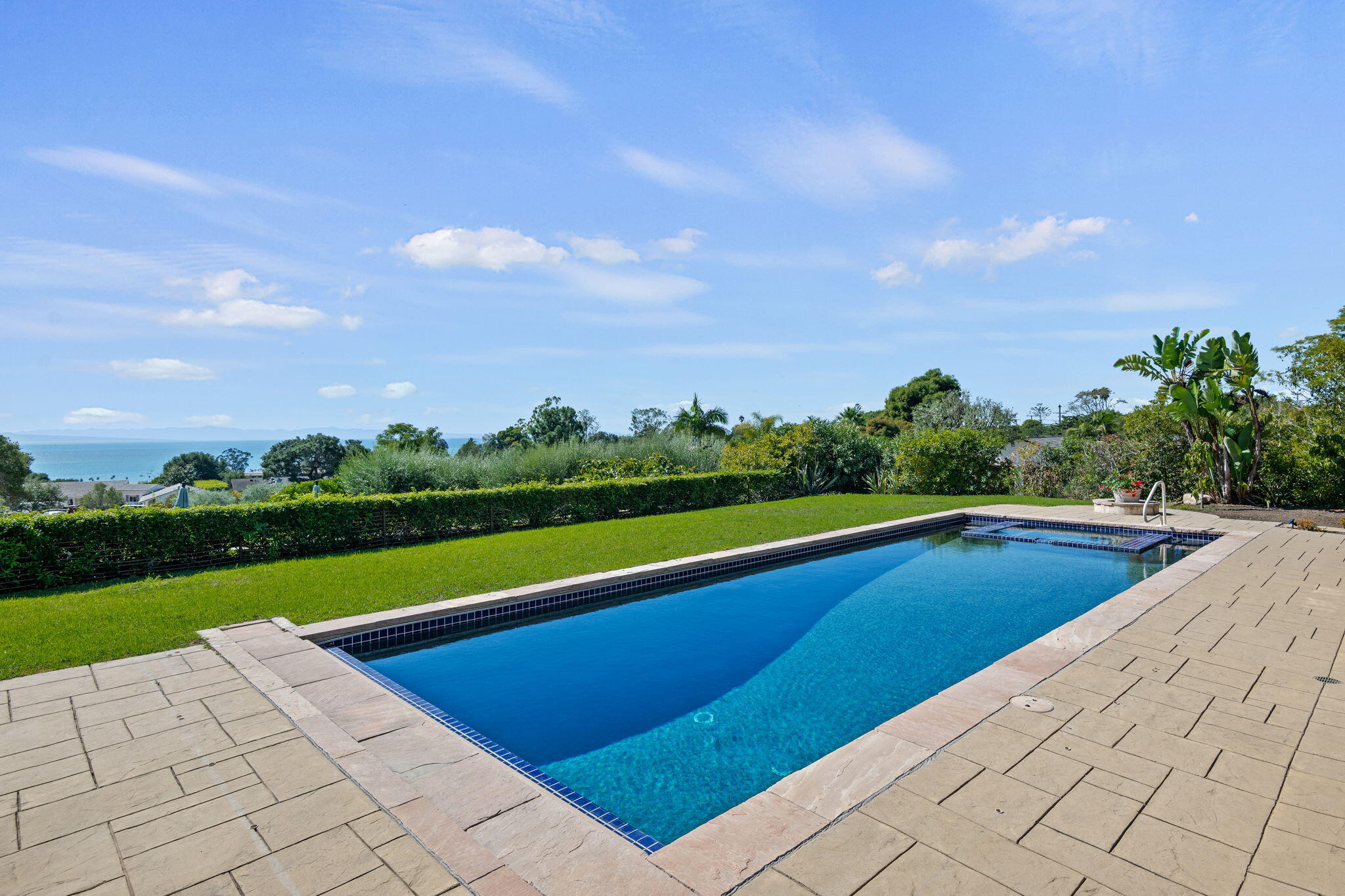 212 Alston Road Santa Barbara, CA 93108 - Photo 40 of 43 a view of swimming pool with a yard