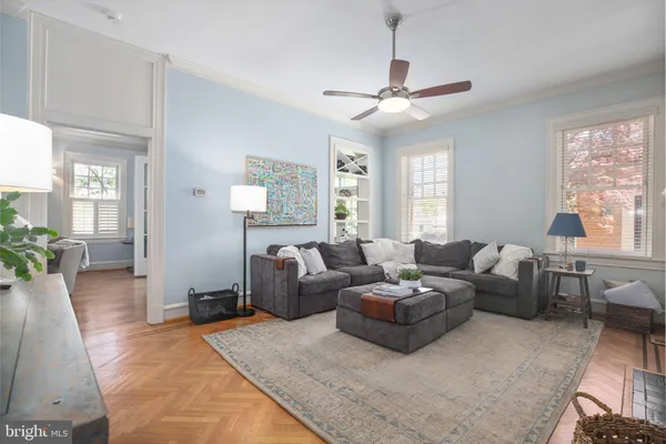 a bedroom with a bed and a fireplace