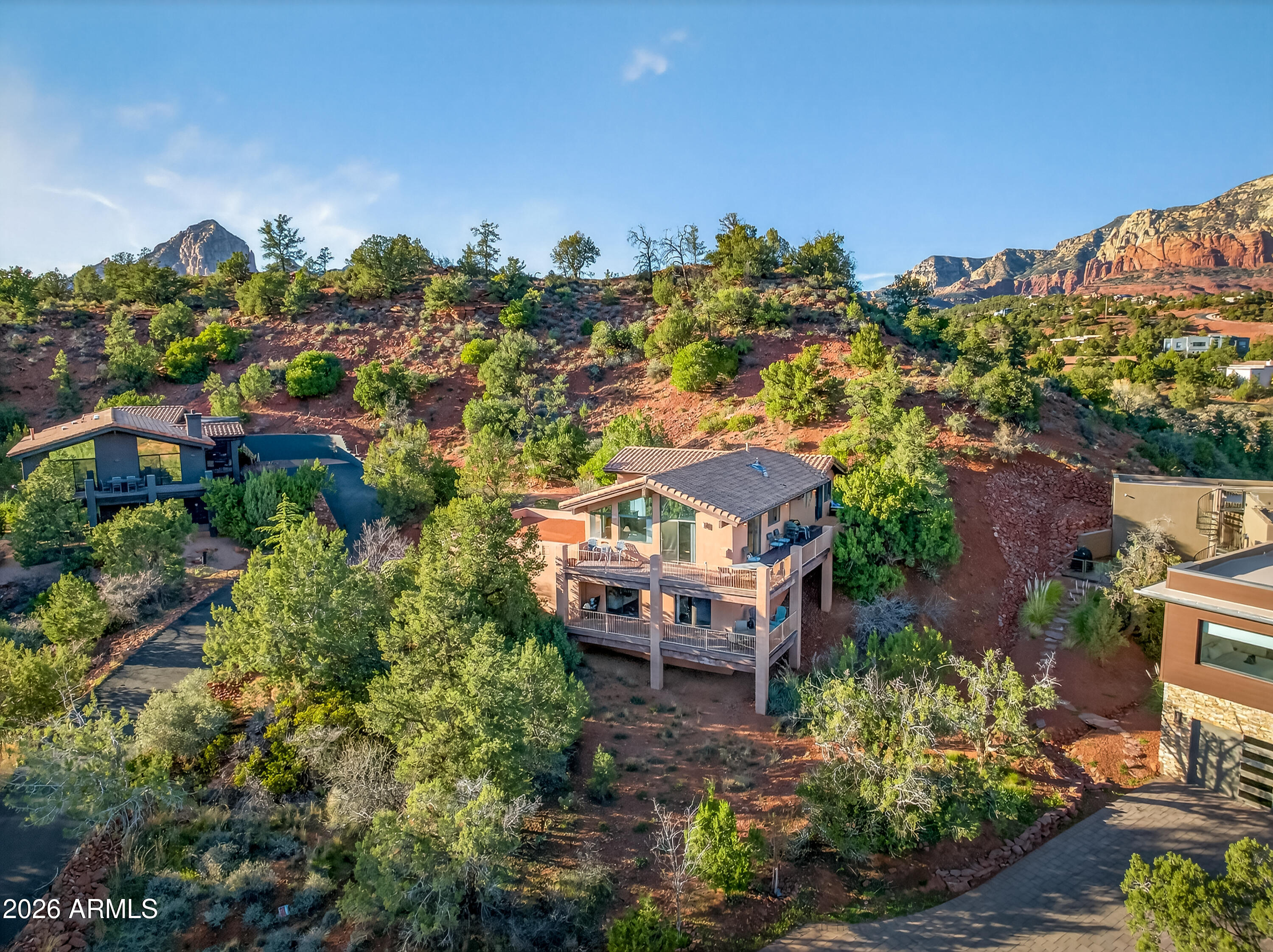 345 Brewer Road Sedona, AZ 86336 - Photo 47 of 56 Aerial Two Story