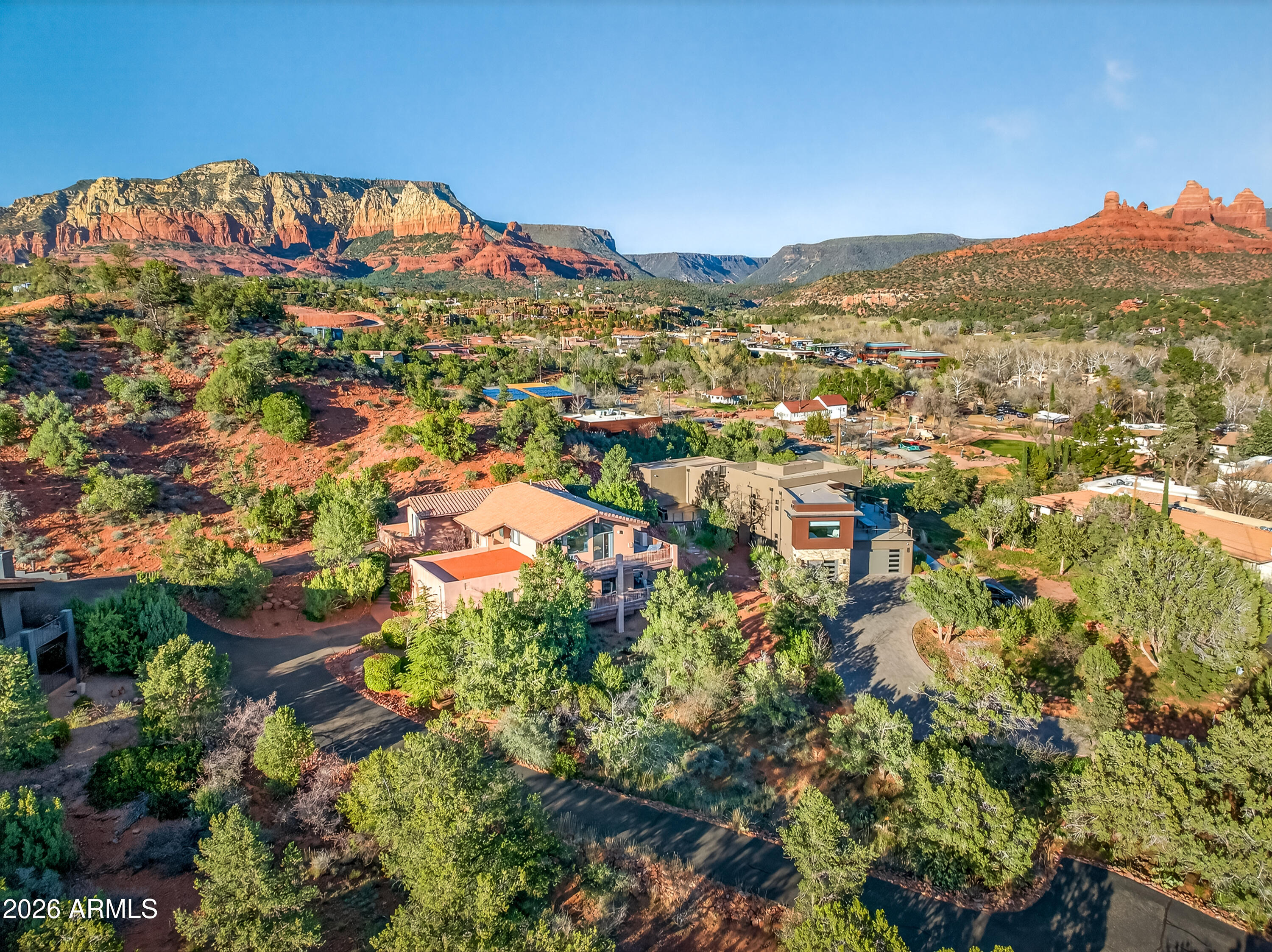 345 Brewer Road Sedona, AZ 86336 - Photo 49 of 56 Aerial 3