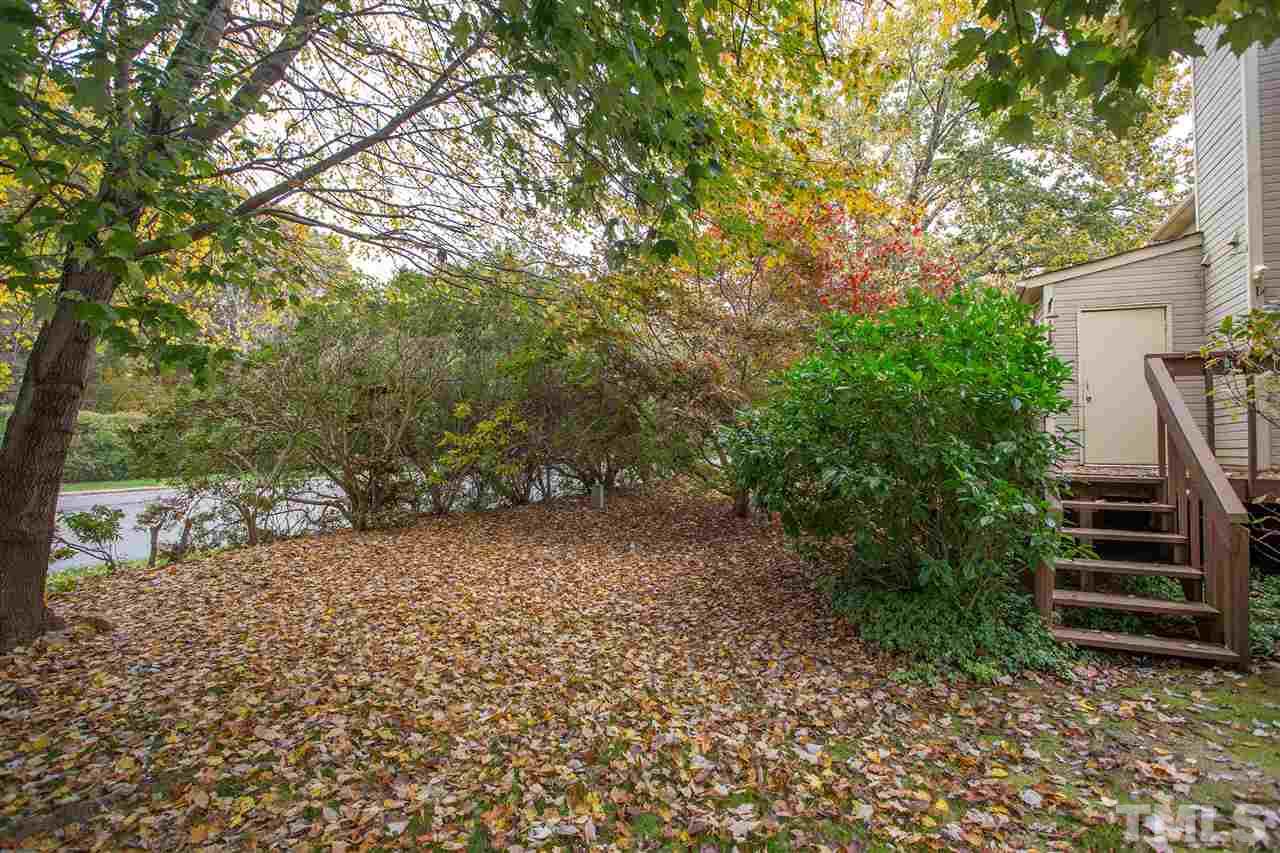 210 Bracken Court Raleigh, NC 27615 - Photo 25 of 26 a view of a yard with plants and large trees