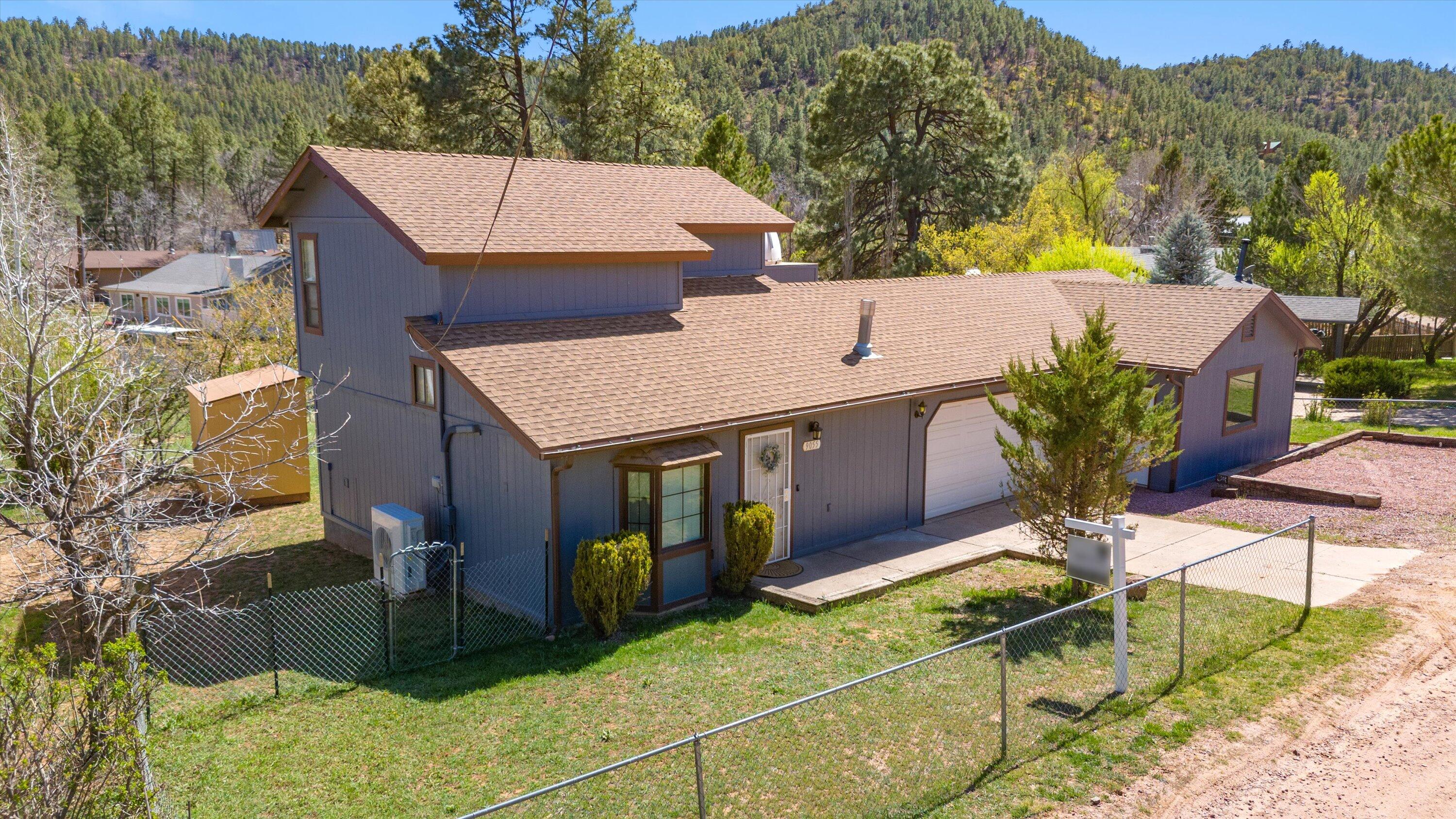 9055 Juniper Road Pine, AZ 85544 - Photo 30 of 39 32-Aerial Front