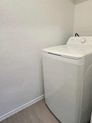 a view of backyard of house