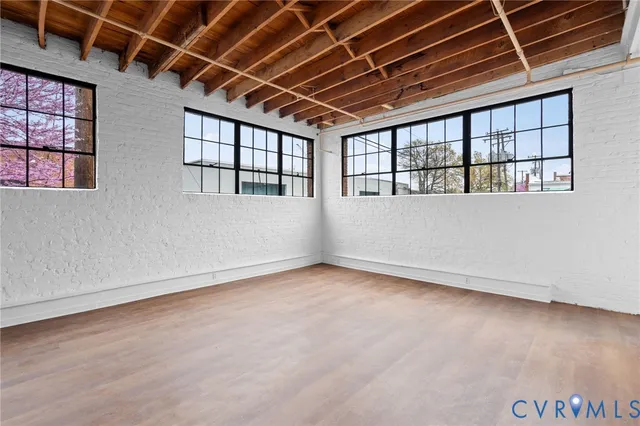 a view of an empty room