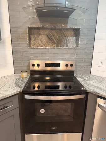 a close view of stove